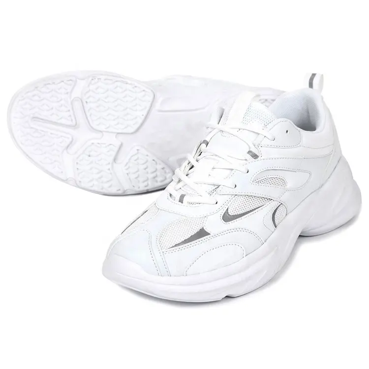 China High Quality Lace-up Fashion White Comfortable Zapatos Casual Women Men Sport Shoes