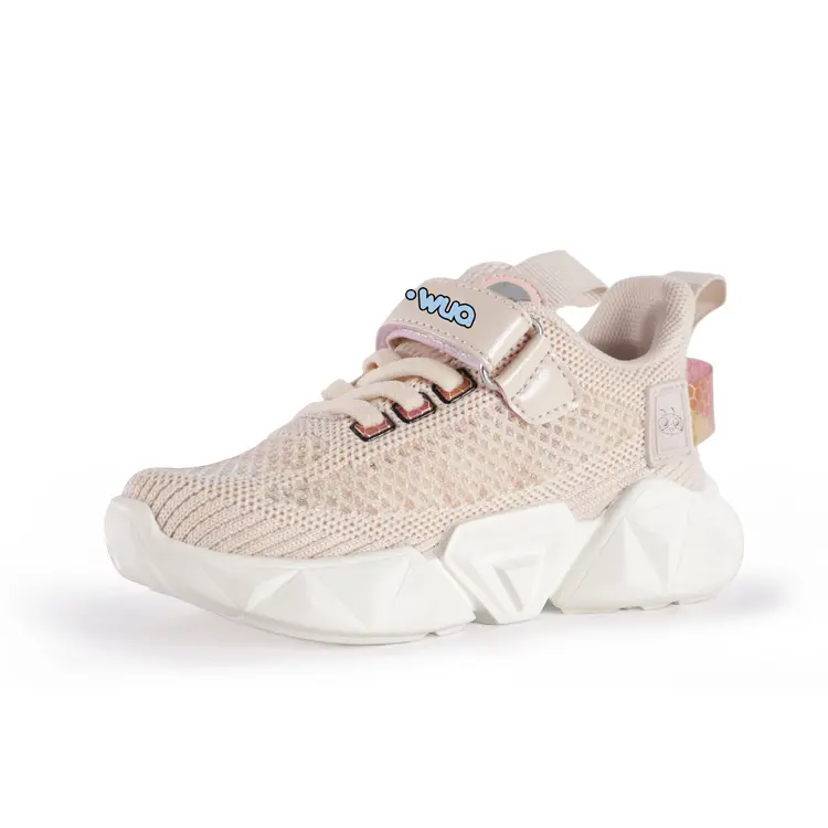 Fujian Footwear Factory Children Sport Breathable Soft Zapatos Trainers Girls Sneakers Kids